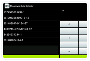 Microinvest Data Collector для Android 